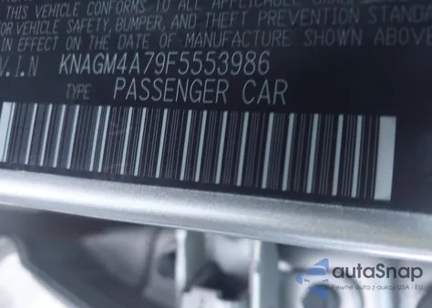 2015 Kia Optima Lx z USA, uszkodzony, nr VIN KNAGM4A79F5553986